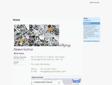 Tablet Screenshot of abjayassociates.com